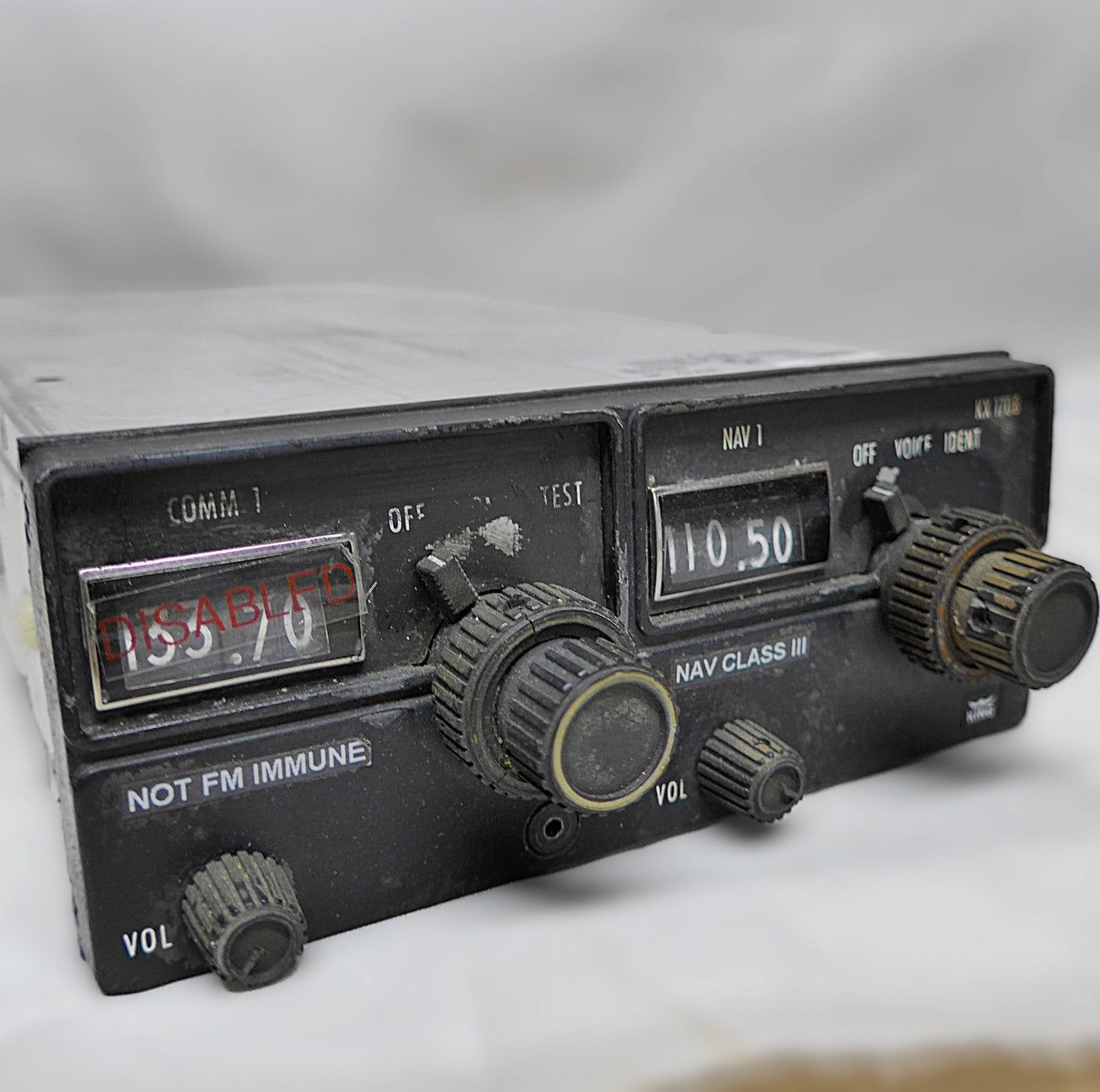 KING KX 170B NAV/COMM C/W: KI 208 (A/R)