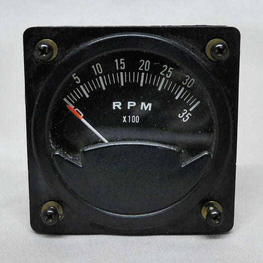 Westach 2-1/4" Square Tachometer 3500 RPM  (A/R)