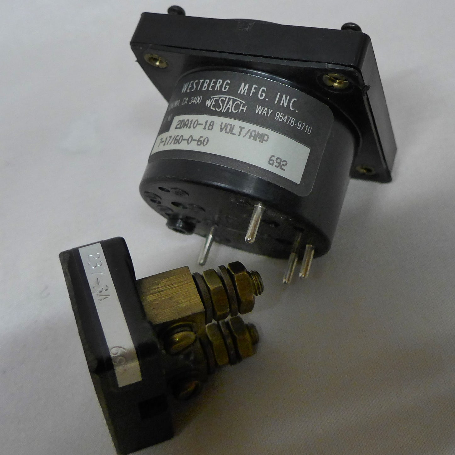 Westach Dual Volt/Amp Gauge C/W: Shunt 237-3A (A/R)