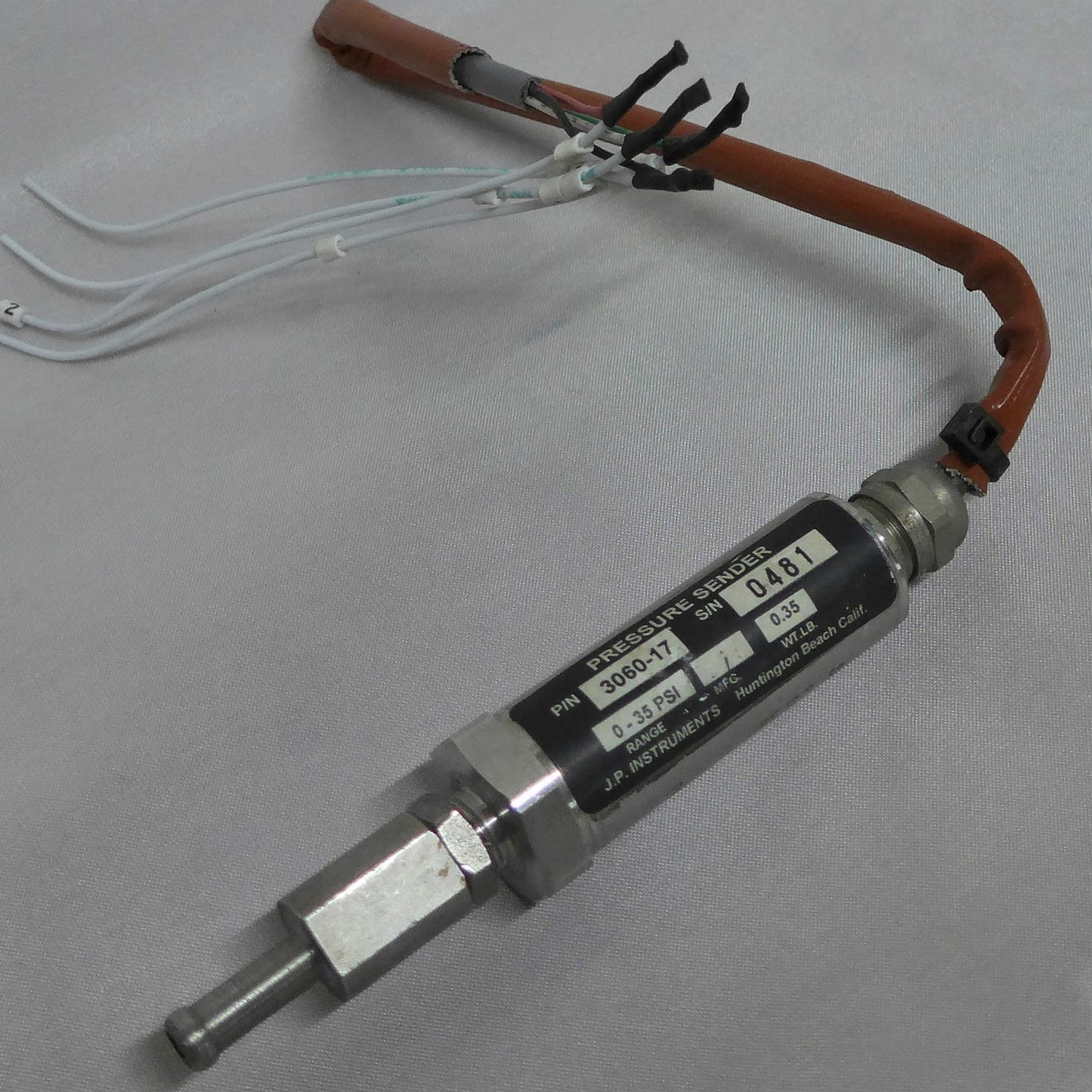 JPI Pressure Transducer 0 - 35 psi (A/R)