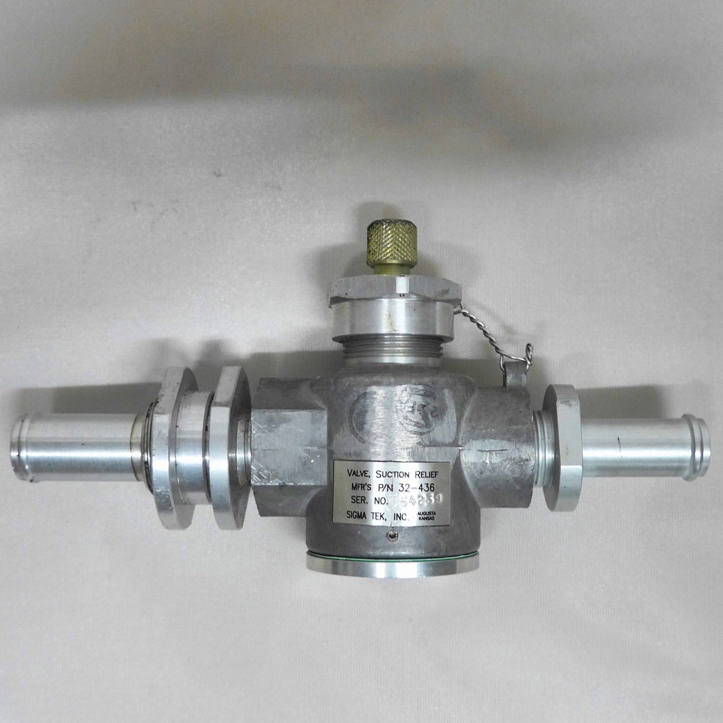 Valve - Suction Relief - Sigma Tek, Inc. (A/R)
