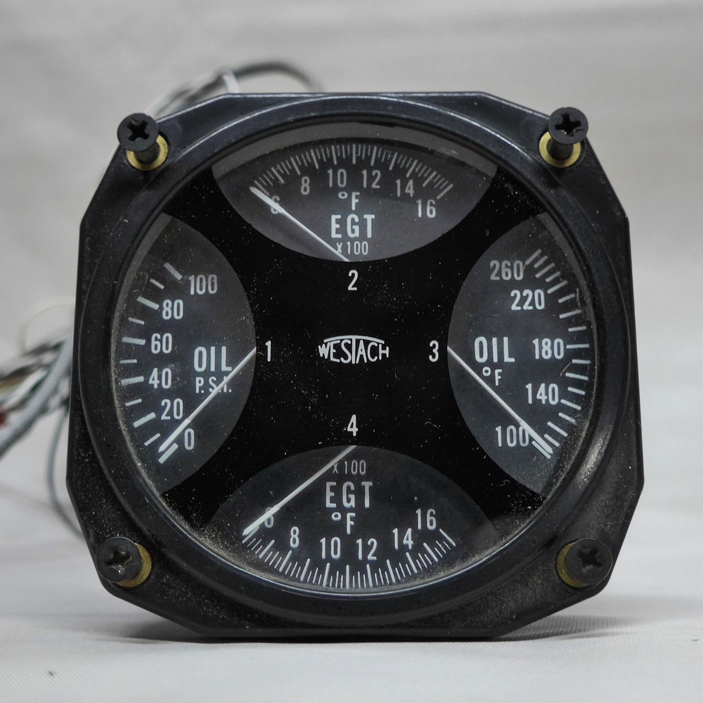 Westach Quad Gauge - OP/EGT/OT/EGT - 3 1/8" (A/R)