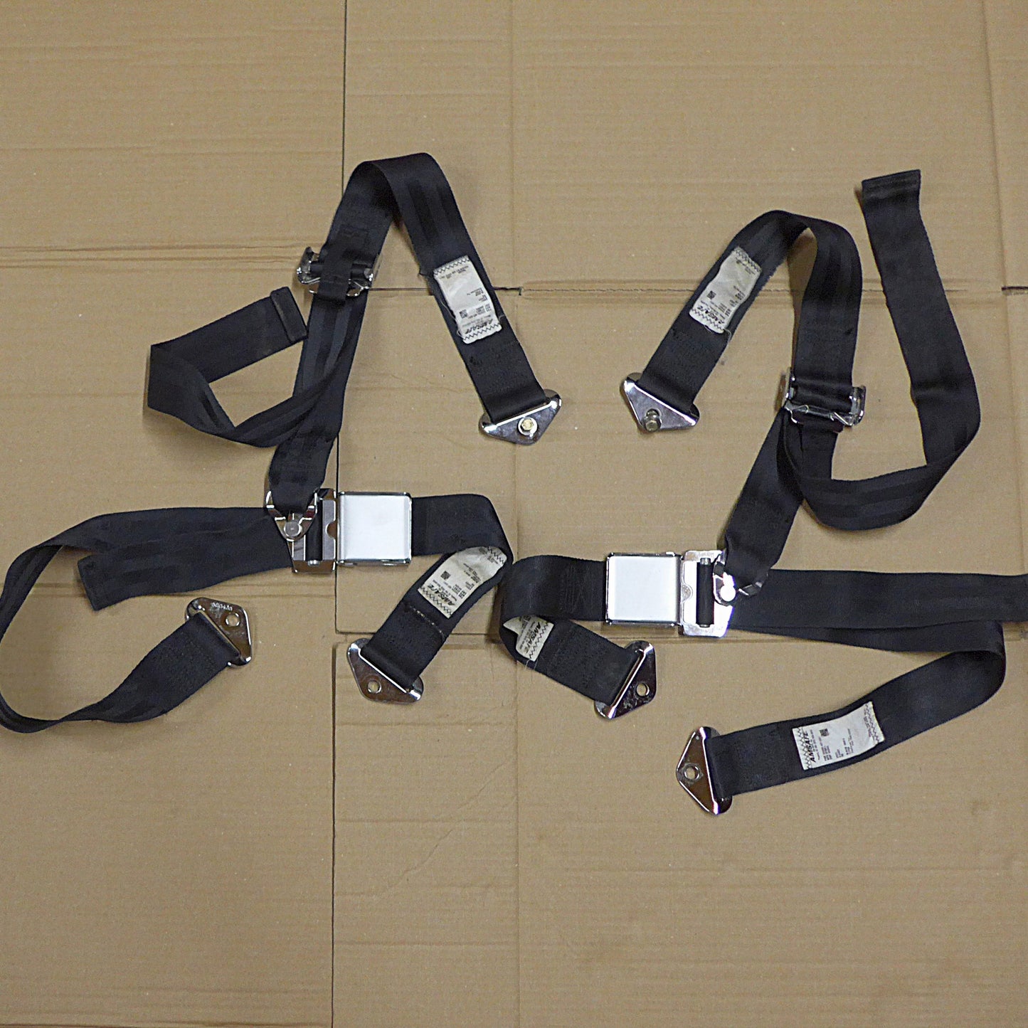AM-SAFE 9600-3 Seat Belt With Shoulder Strap - Pair (A/R)