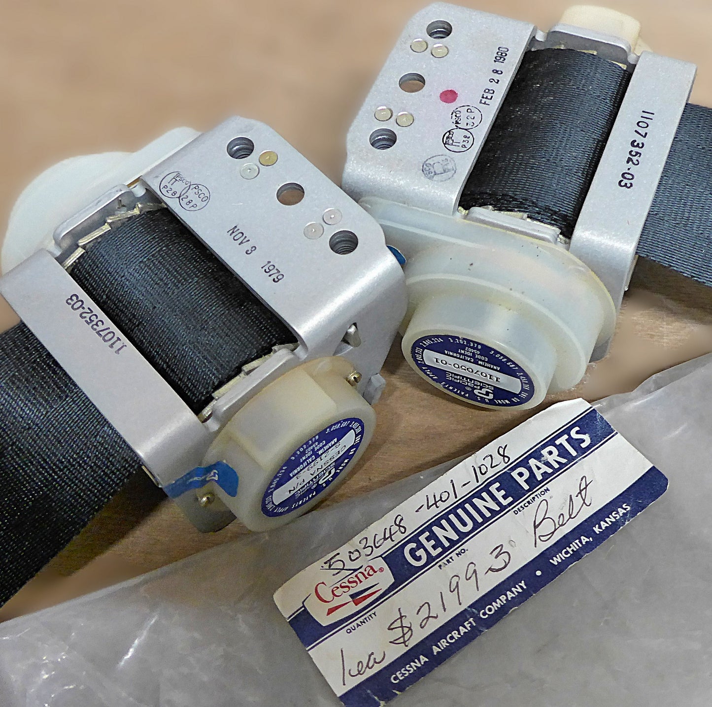 Seat Harness - Pair - Inertia Type (A/R))