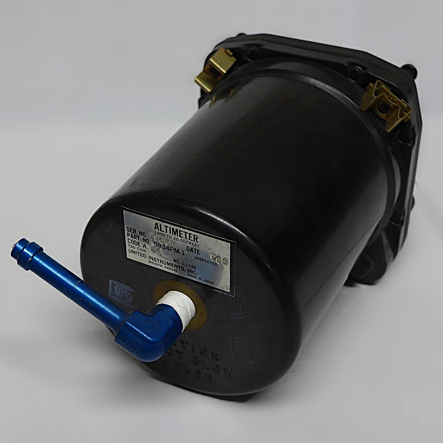 United Instruments Inc. Altimeter Code A.84 - TSO'd (A/R)
