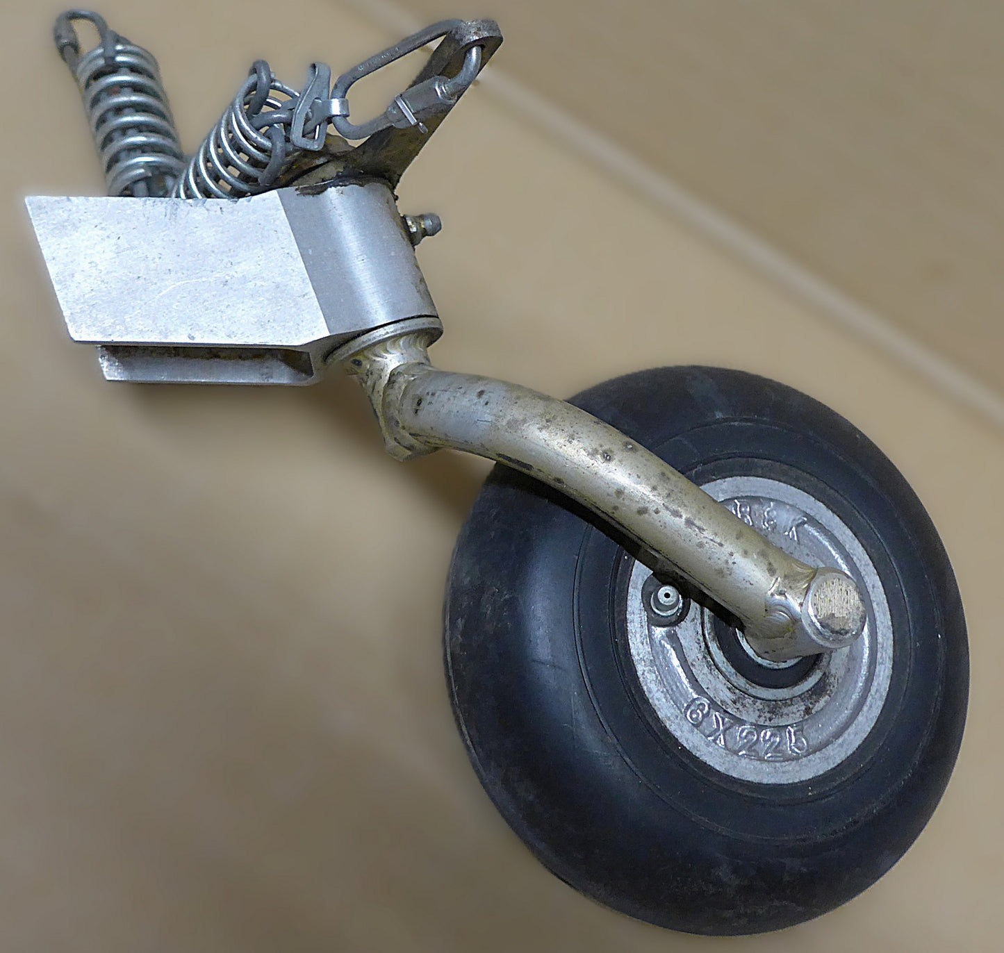 6" Single Fork Tailwheel Assembly - Aviation Products Inc. (A/R)