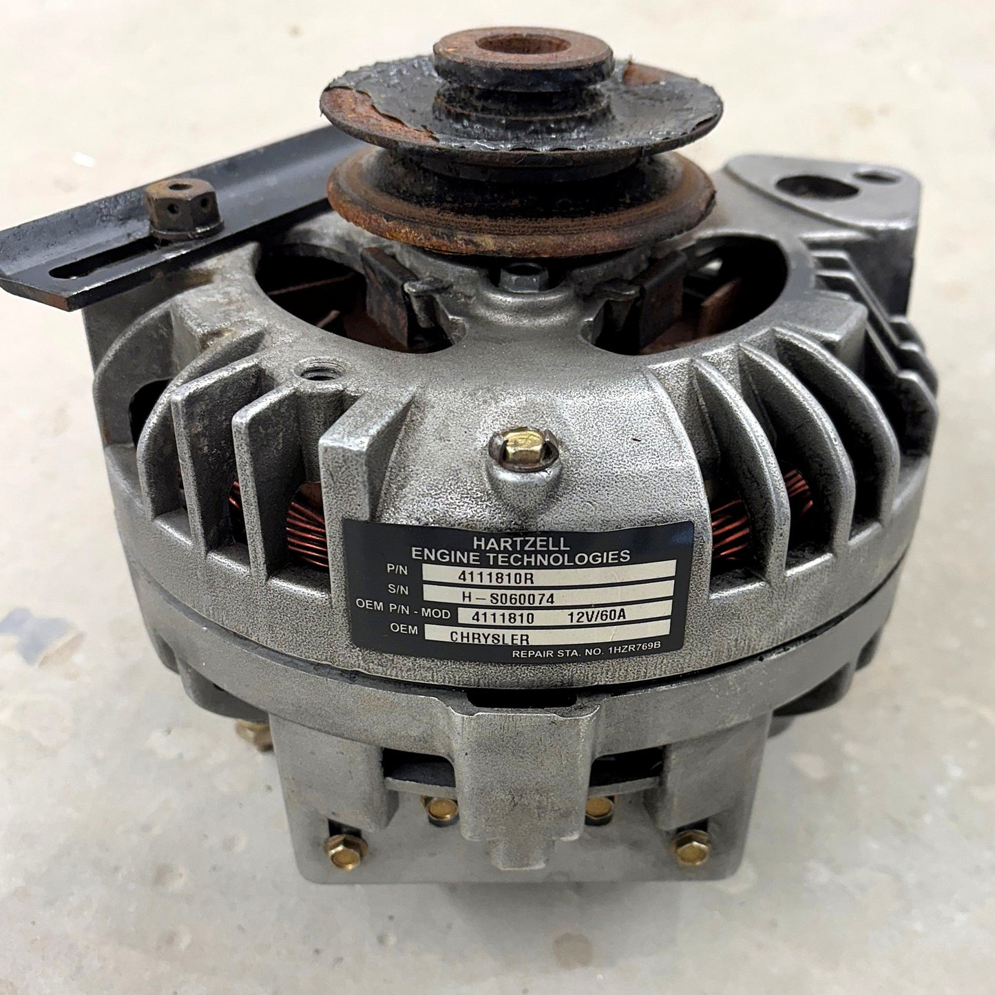 Hartzell Alternator Assembly - Chrysler no.4111810R (A/R)