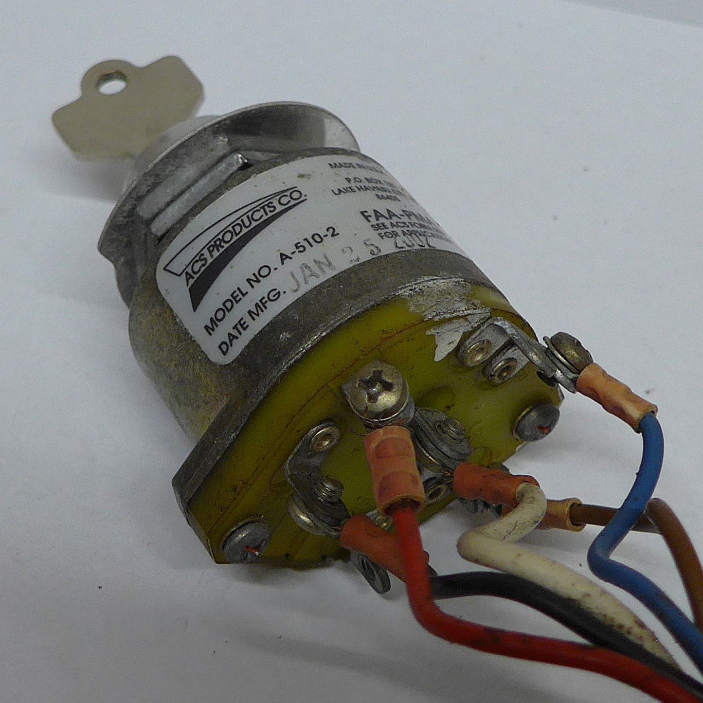ACS Ignition Switch Off/R/L/Both/Start C/W 1 x Key (A/R)