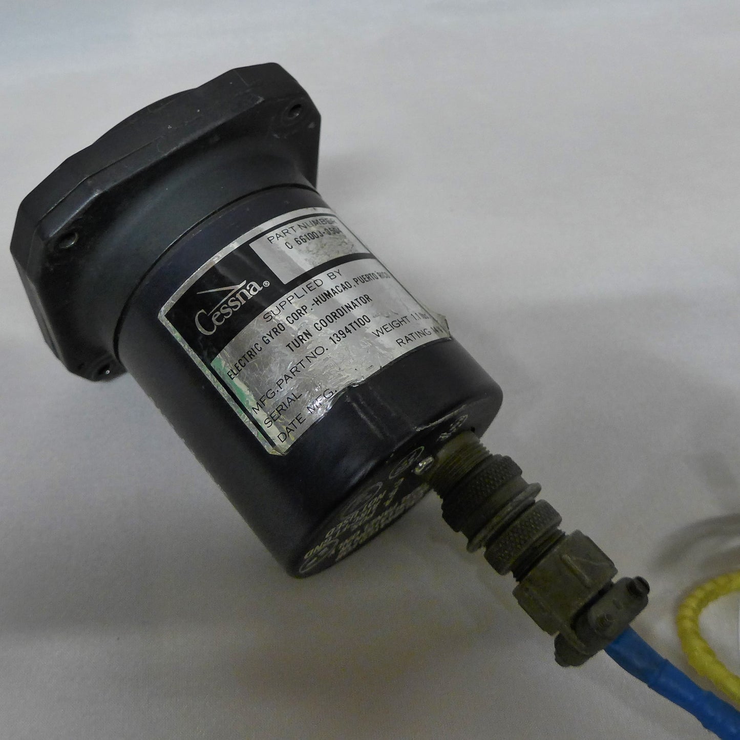 Electric Gyro Corp Turn Coordinator - 3 1/8" (A/R)