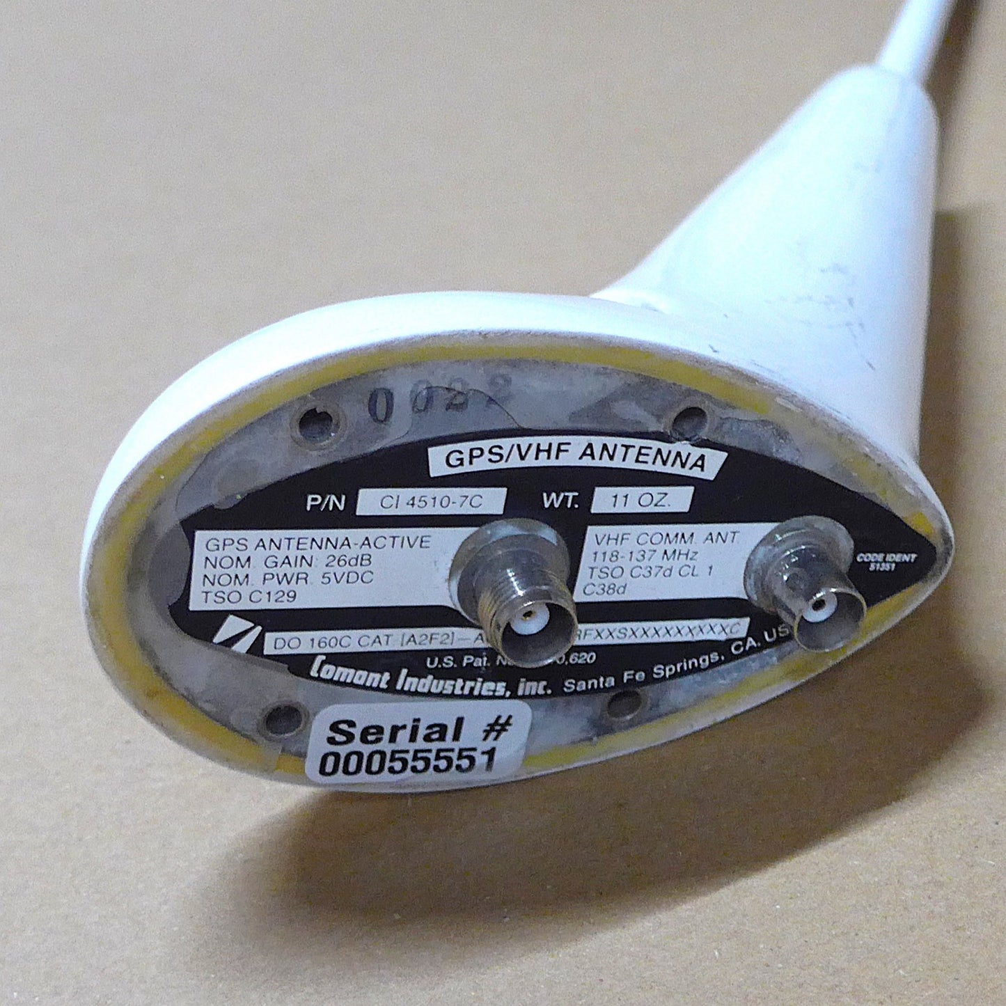 GPS/VHF Combined Antenna - Comant (A/R)