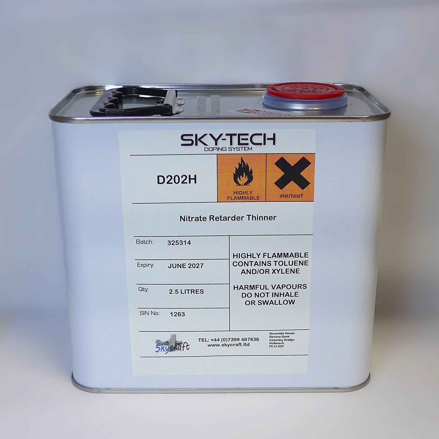 Nitrate Retarder Thinner (2.5Lt = 2.64 US Quart)