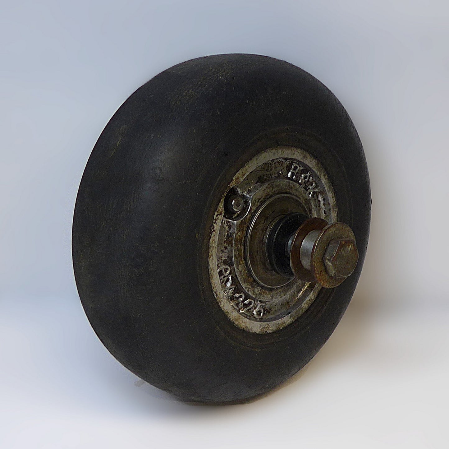 6X2.25 Solid Tyre Tailwheel Assy - Monowheel Classic (A/R)