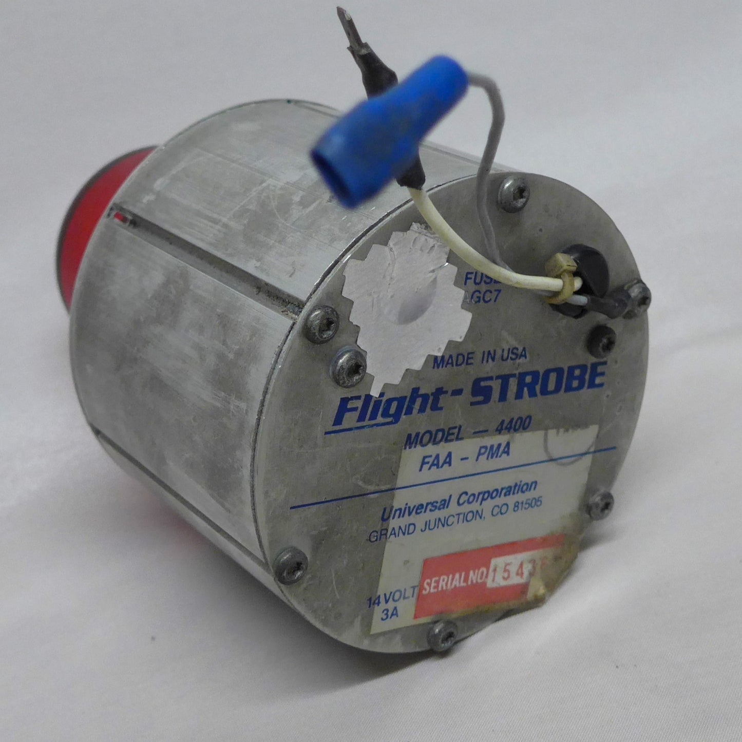 Universal FS-4400 Strobe - Red Lens - 14V (A/R)