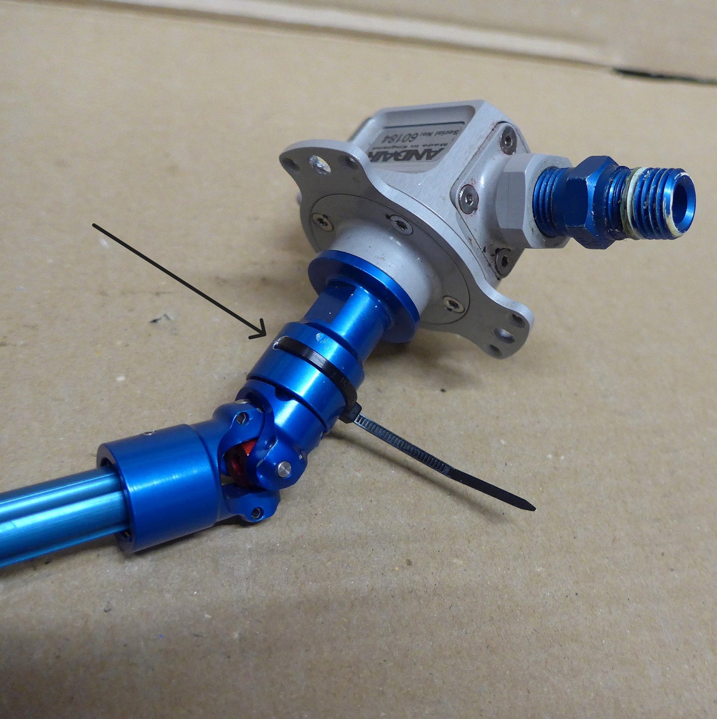 Andair Type 1 Shut Off Valve - 3/8" With Extension (A/R)