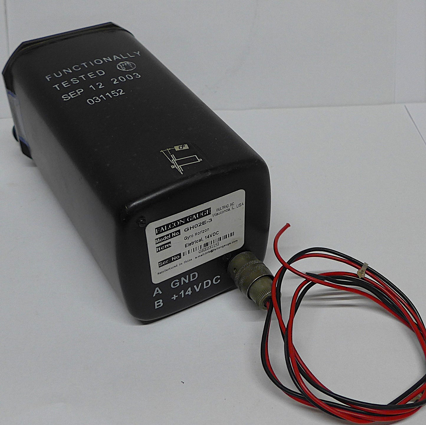 Falcon Electrical Gyro Horizon - 14VDC (A/R)