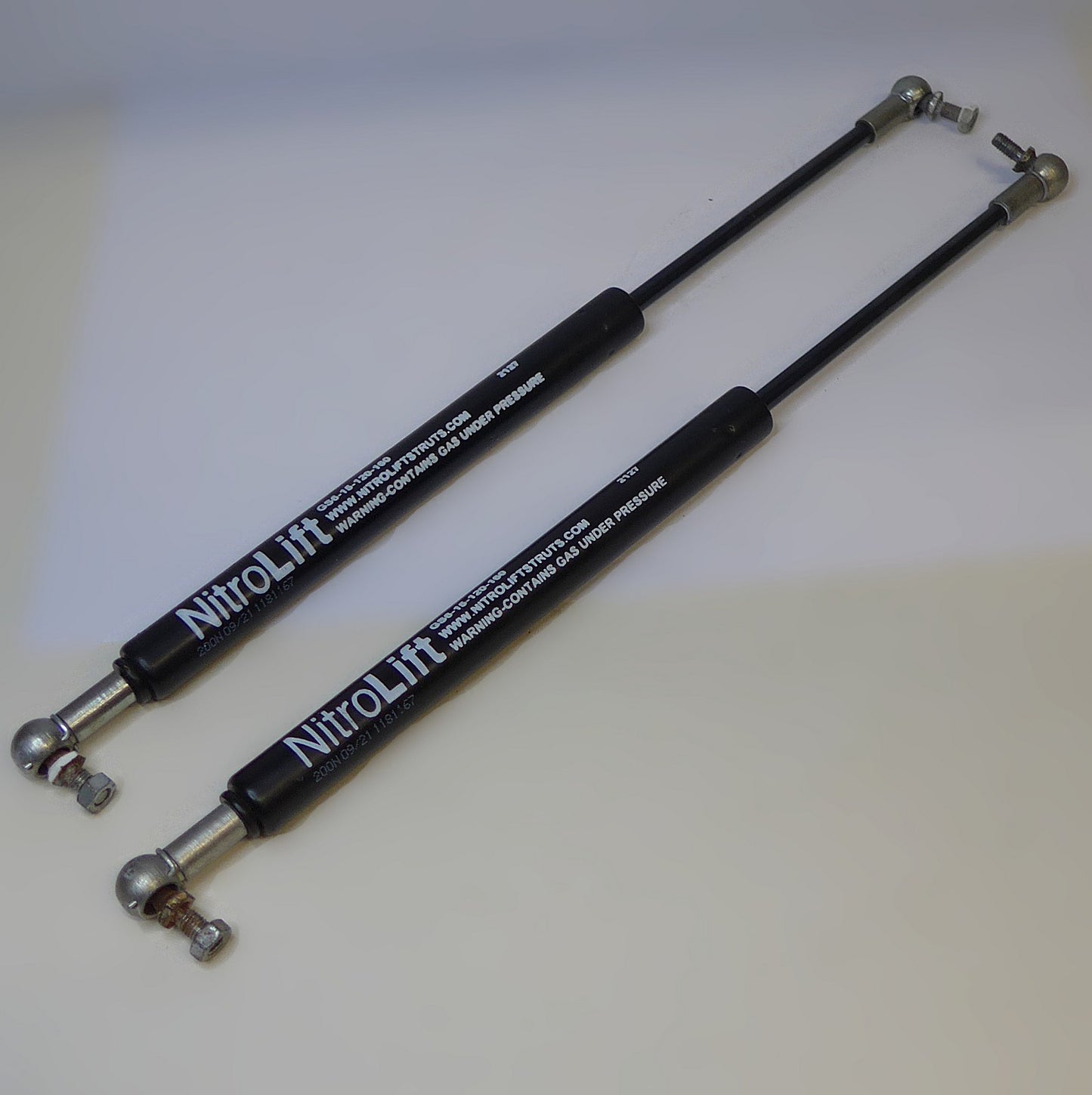 Gas Strut Pair - Ball & Socket Joint (A/R)