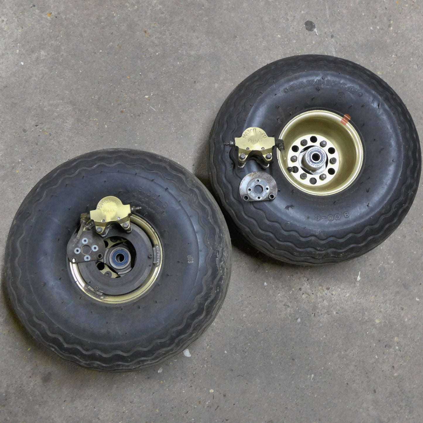 Matco 6" Wheels, Brakes & 8.00-6 Tyres (A/R)