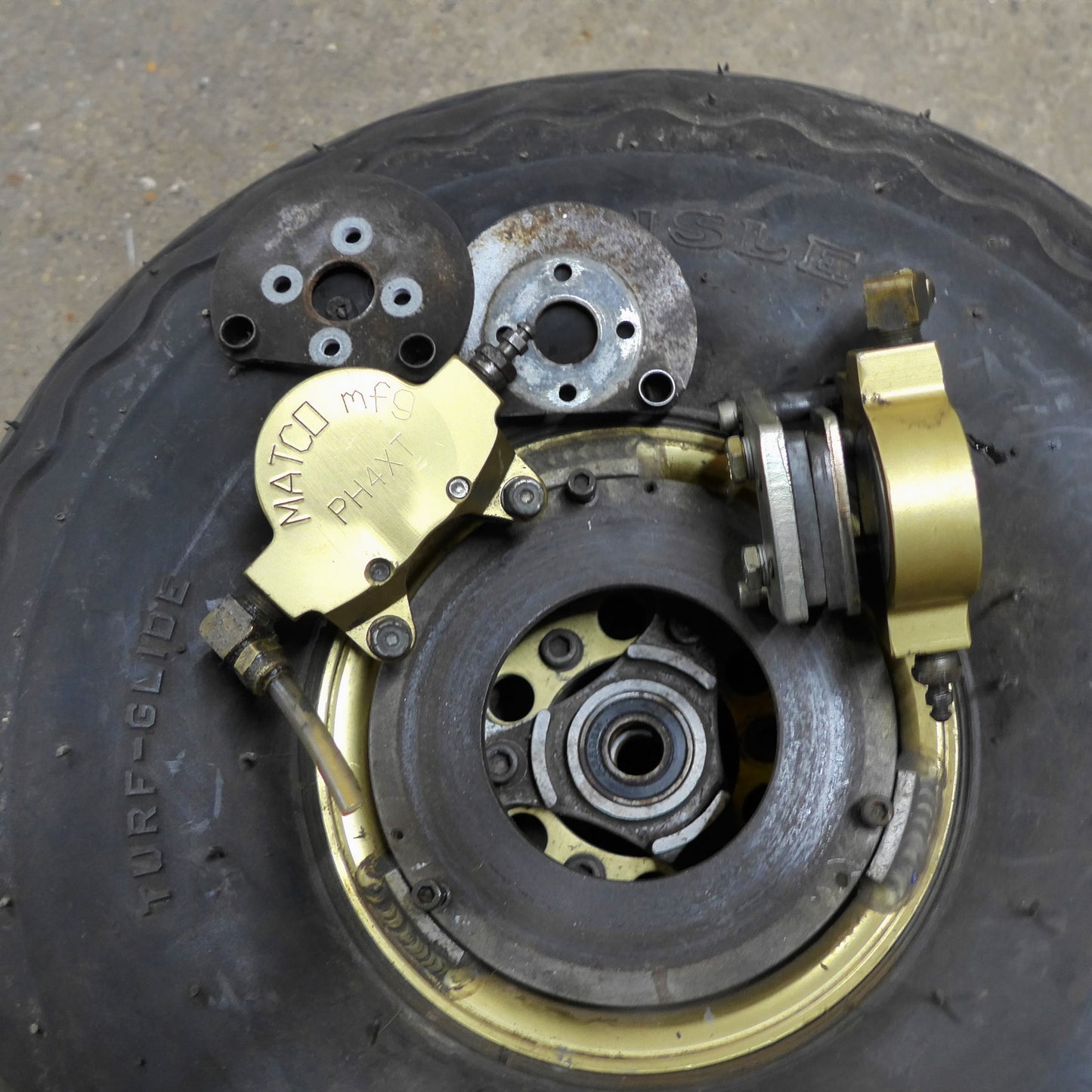 Matco 6" Wheels, Brakes & 8.00-6 Tyres (A/R)