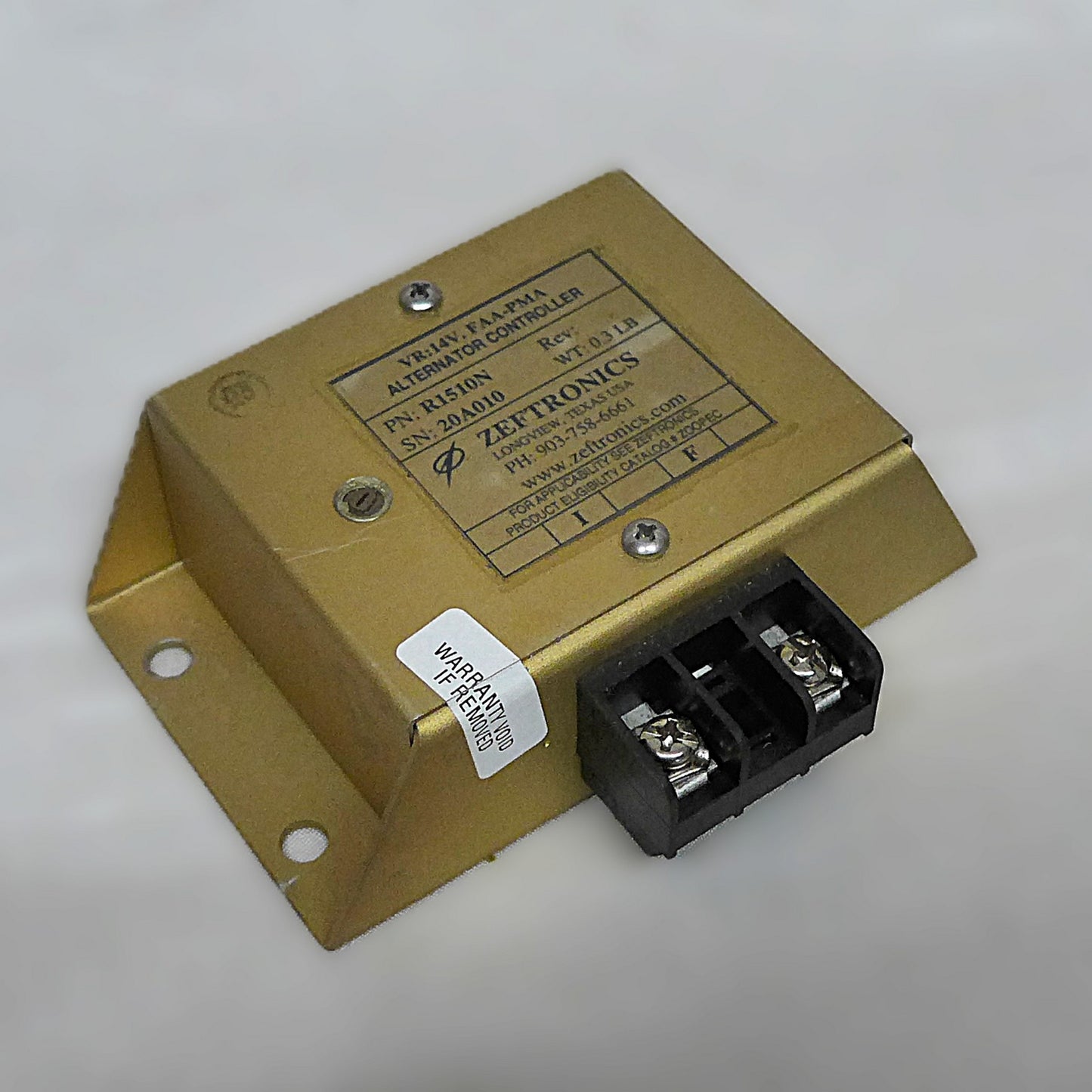 Zeftronics 14V Alternator Controller (A/R)