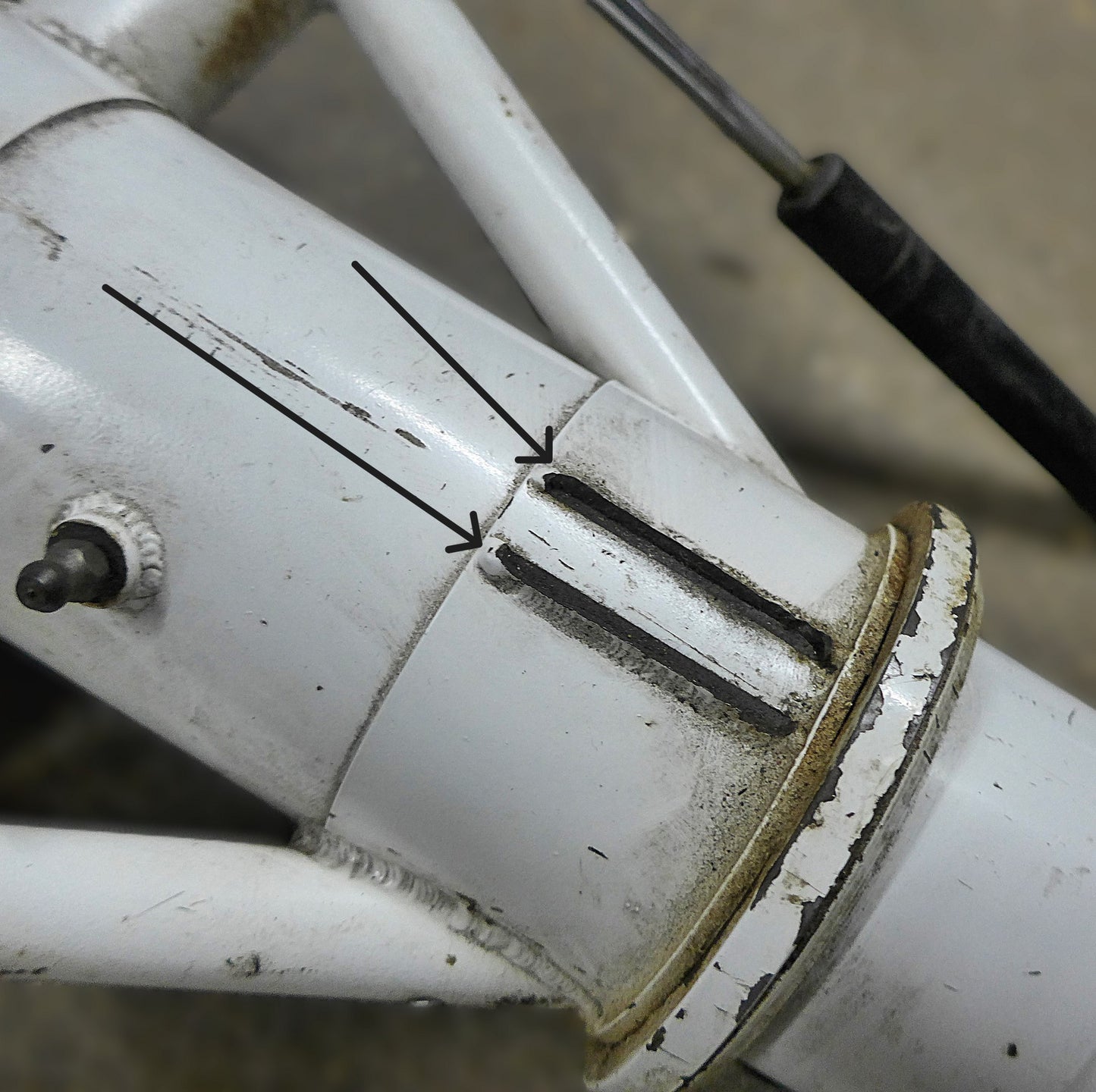 Nose Gear Lower Section - Chrome & Fork (A/R)