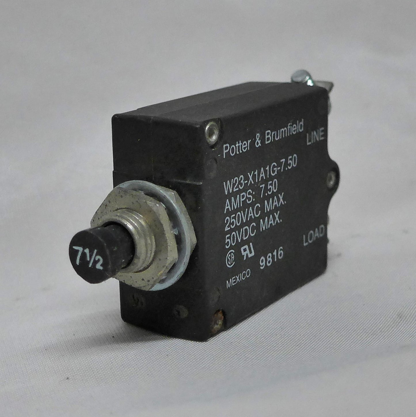 7.5 Amp Circuit Breaker (A/R)