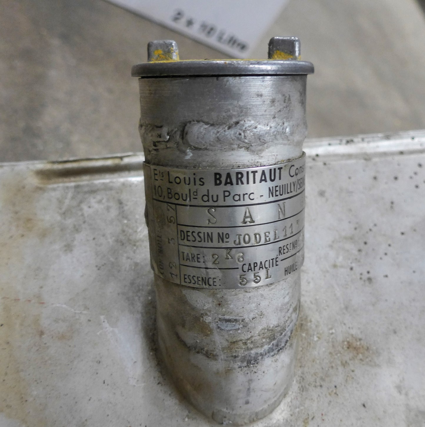 Fuel Tank - Aft - D117 (A/R)