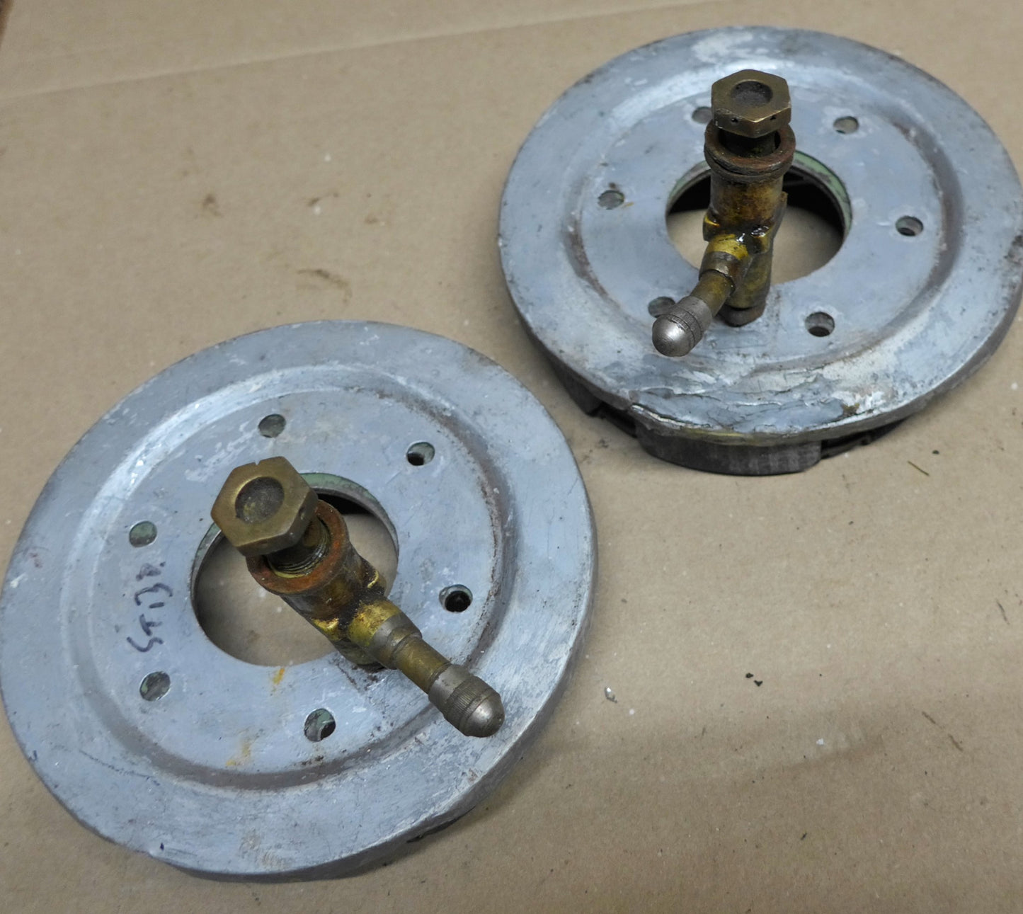 Circular Wheel Brake Assy - Pair - Spares Or Repairs (A/R)
