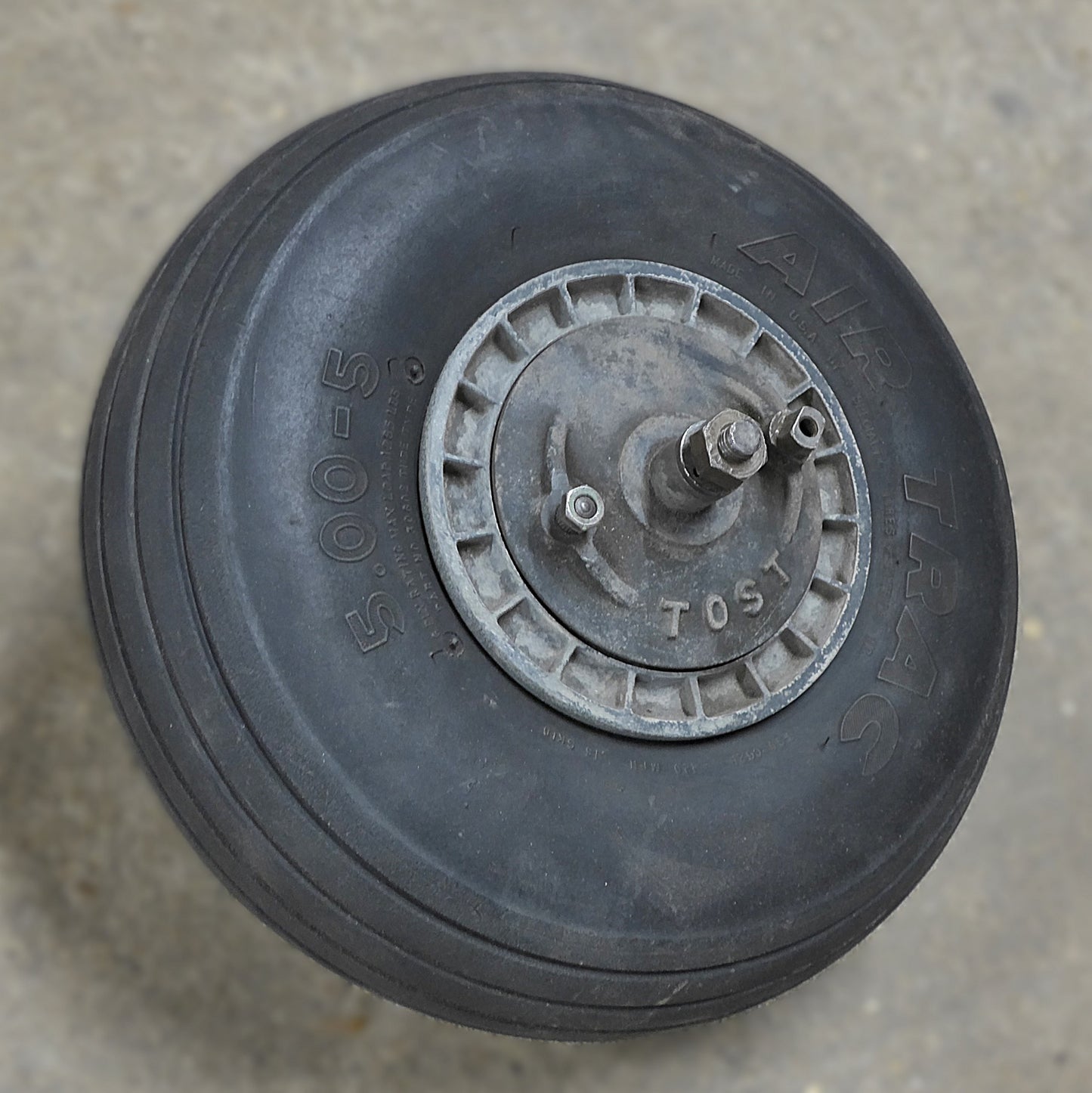 Tost Main Wheel & Brake Assembly - 5.00-5 (A/R)