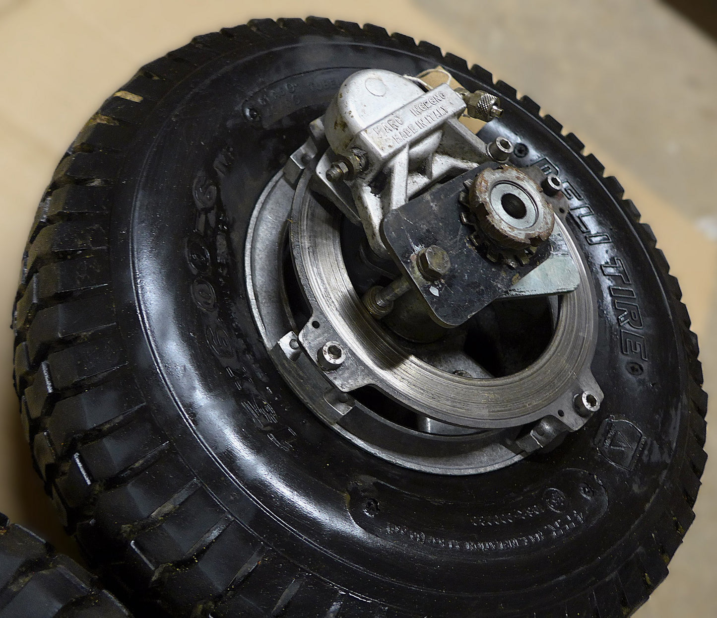 6.00-6 Main Wheels, Marc Ingegno Brakes & Tyres Assy - Pair (A/R)