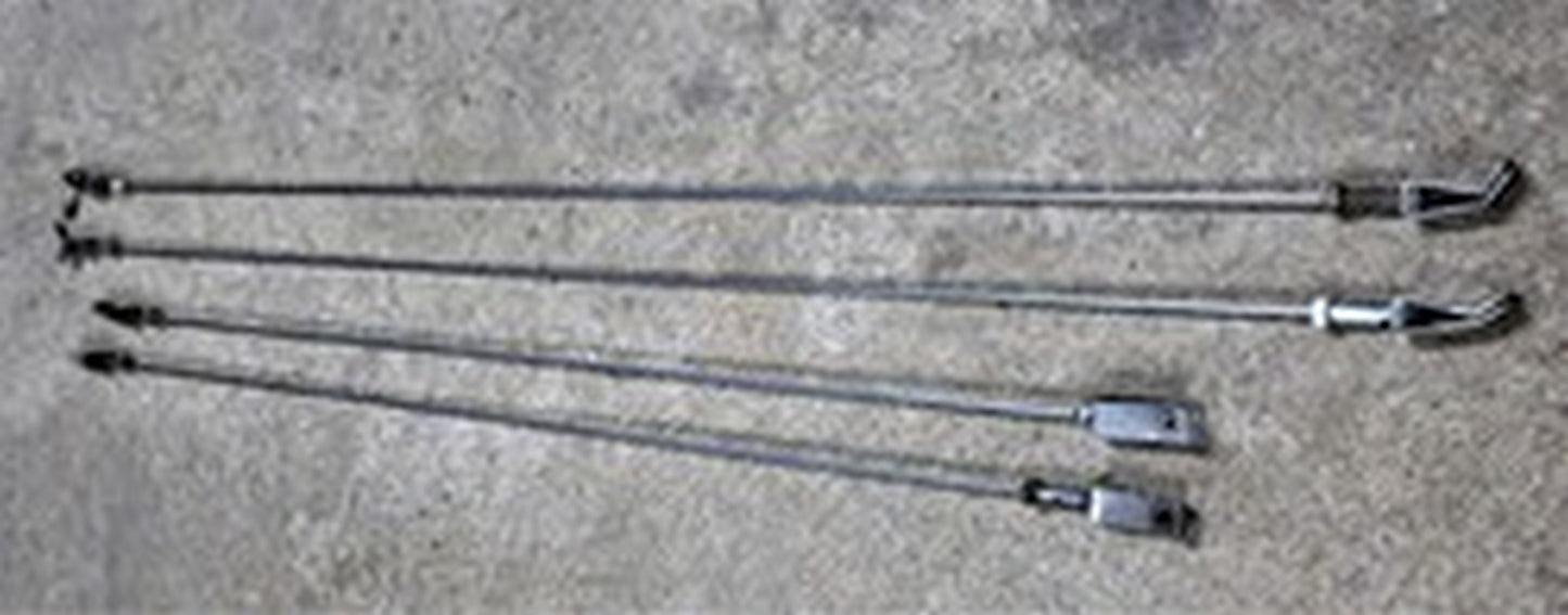 Upper & Lower Tailbrace Wire - Set Of 4 (A/R)