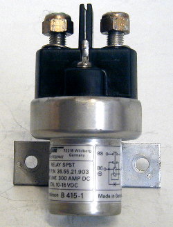 12V Relay Cont Rating 300AMP DC (A/R)