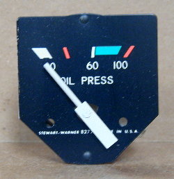 Oil Pressure Gauge S Warner (A/R)