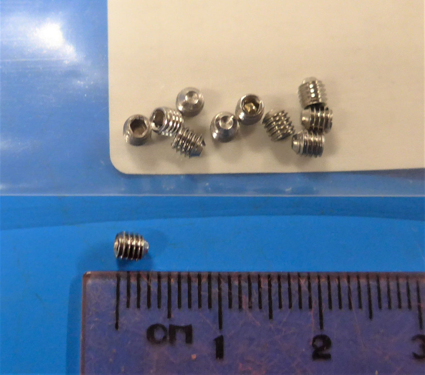 Grub Screw - 3 x 3mm - Stainless (PKT 10)