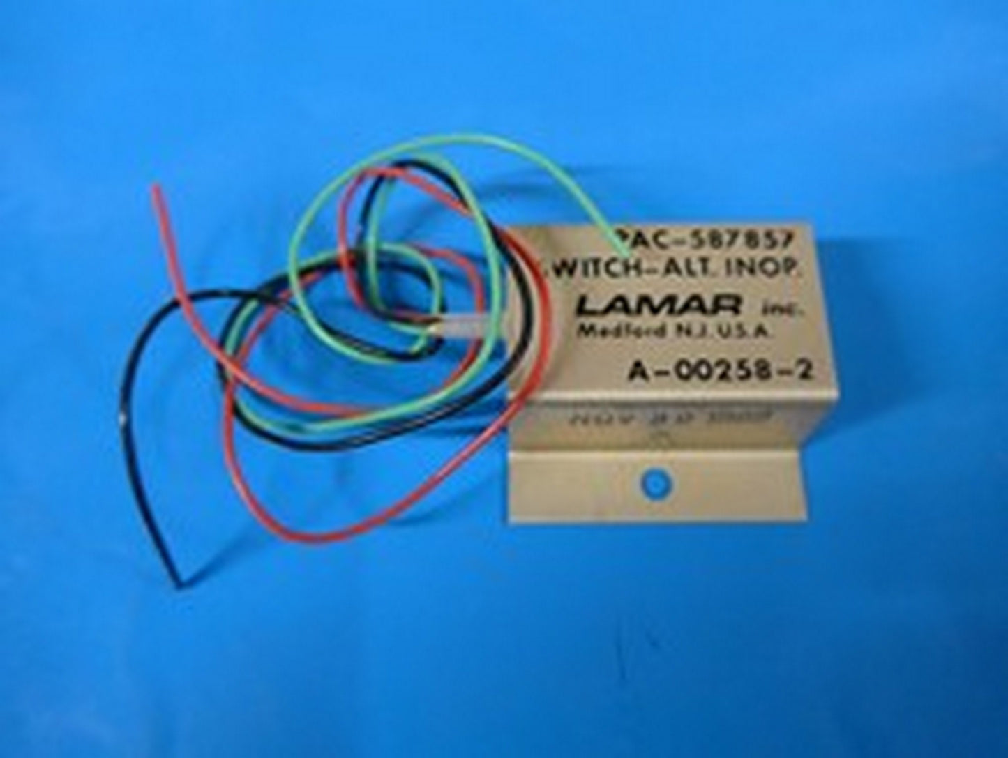 Alternator Inoperative Switch - Lamar (N/S)