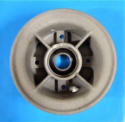 Nose Wheel Half - 4" - Valve Hole - Cast Aluminium