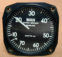 Manifold Pressure Gauge S/N 8-15254 (A/R)