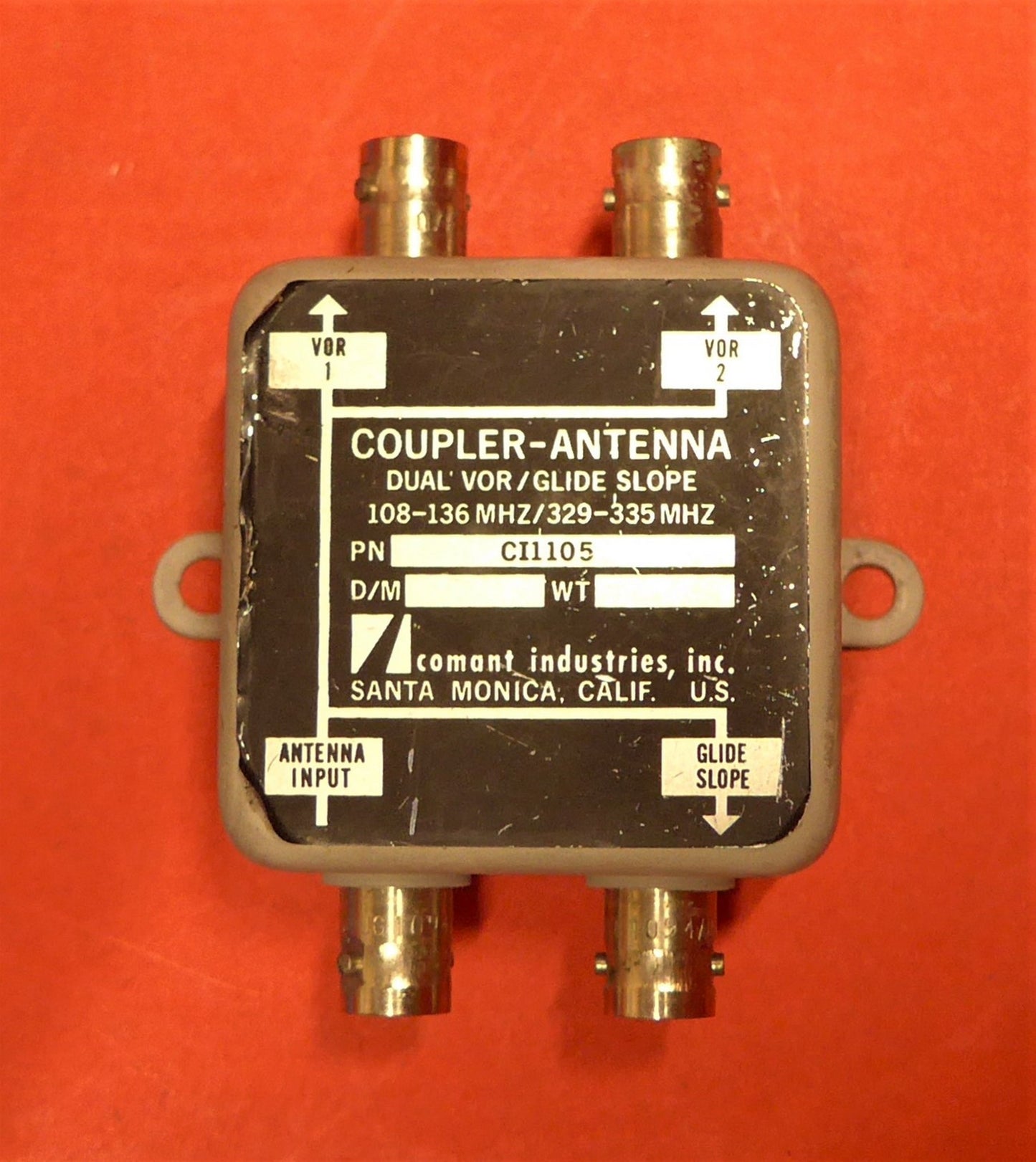 Dual Vor/GS Coupler (A/R)