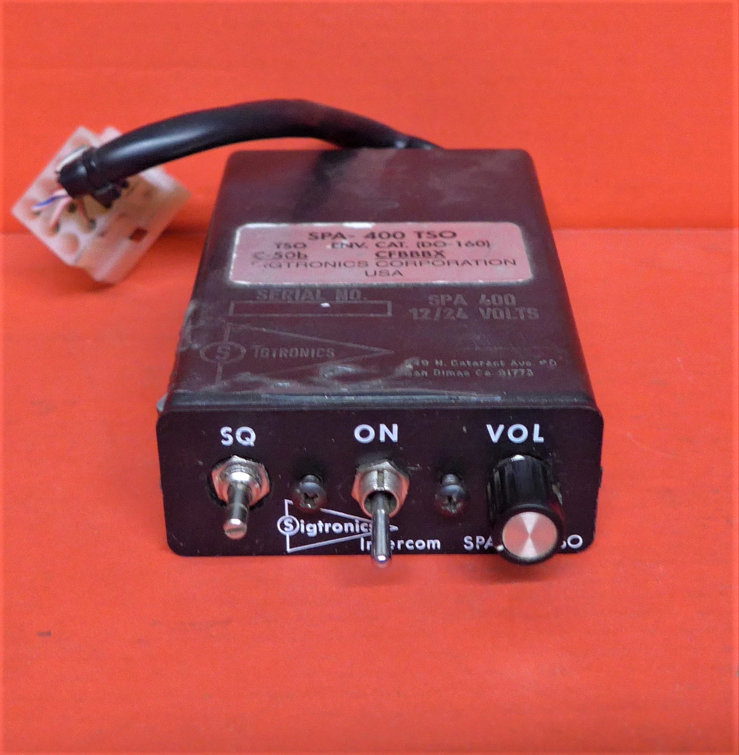 Panel Mounted Intercom - Sigtronics (A/R)