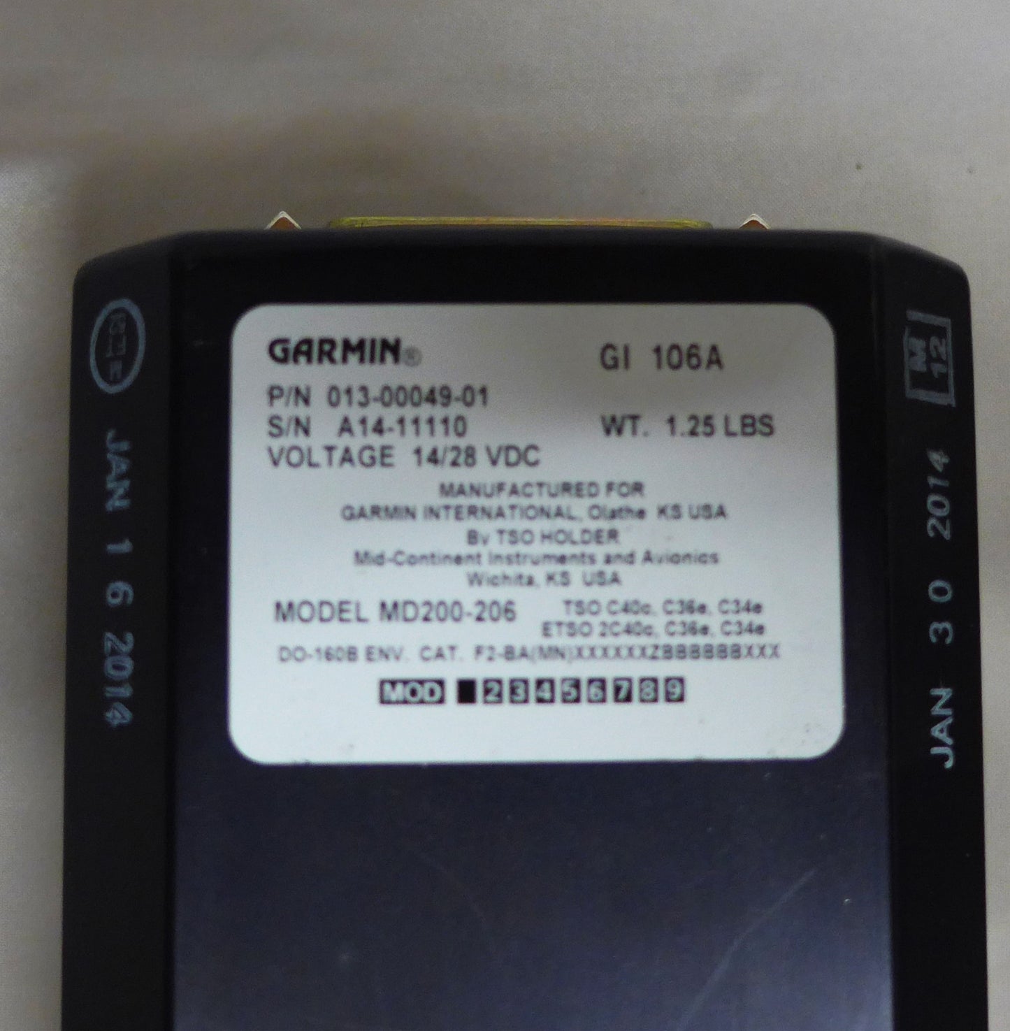 Garmin GNS 430 GPS/Nav/Com C/W: Indicator (A/R)