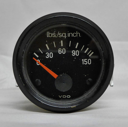 VDO Oil Pressure Gauge 12V - 150 PSI - 52mm (A/R)