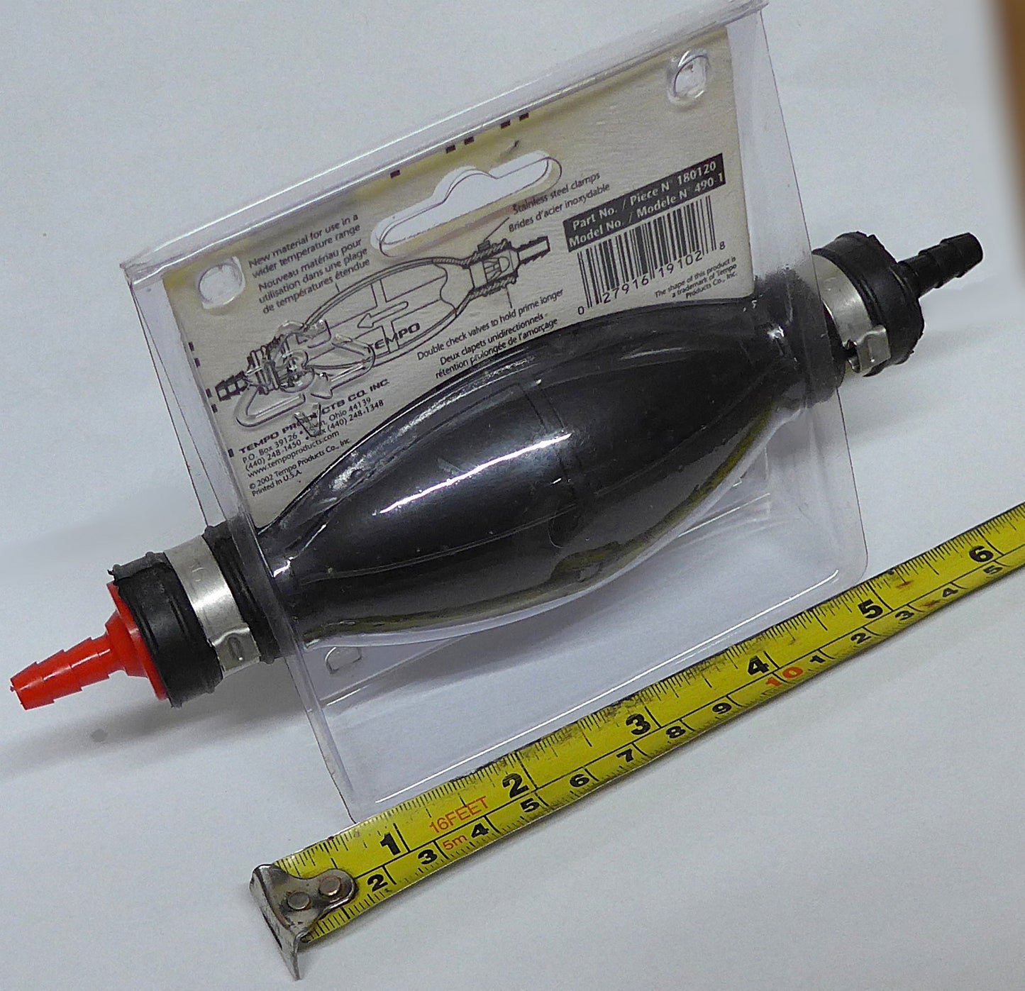 Tempo Primer Bulb 490-1 - 1/4" I.D