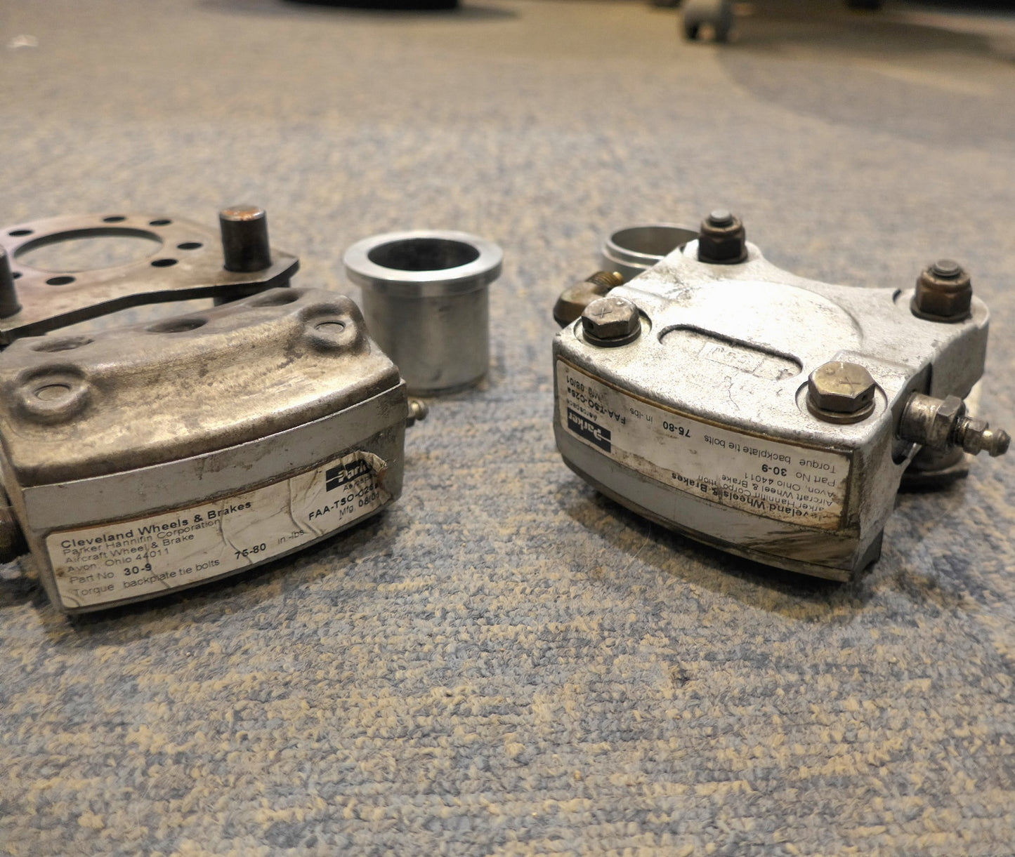 Cleveland Main Wheel & Brake Assembly Pair - 5.00-5 (A/R)