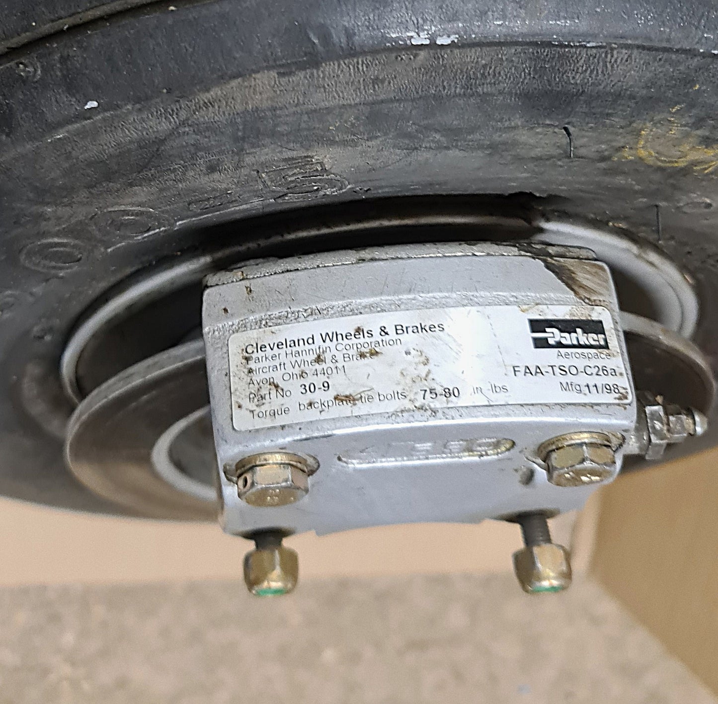Cleveland Main Wheel & Brake Assembly Pair - 5.00-5 (A/R)