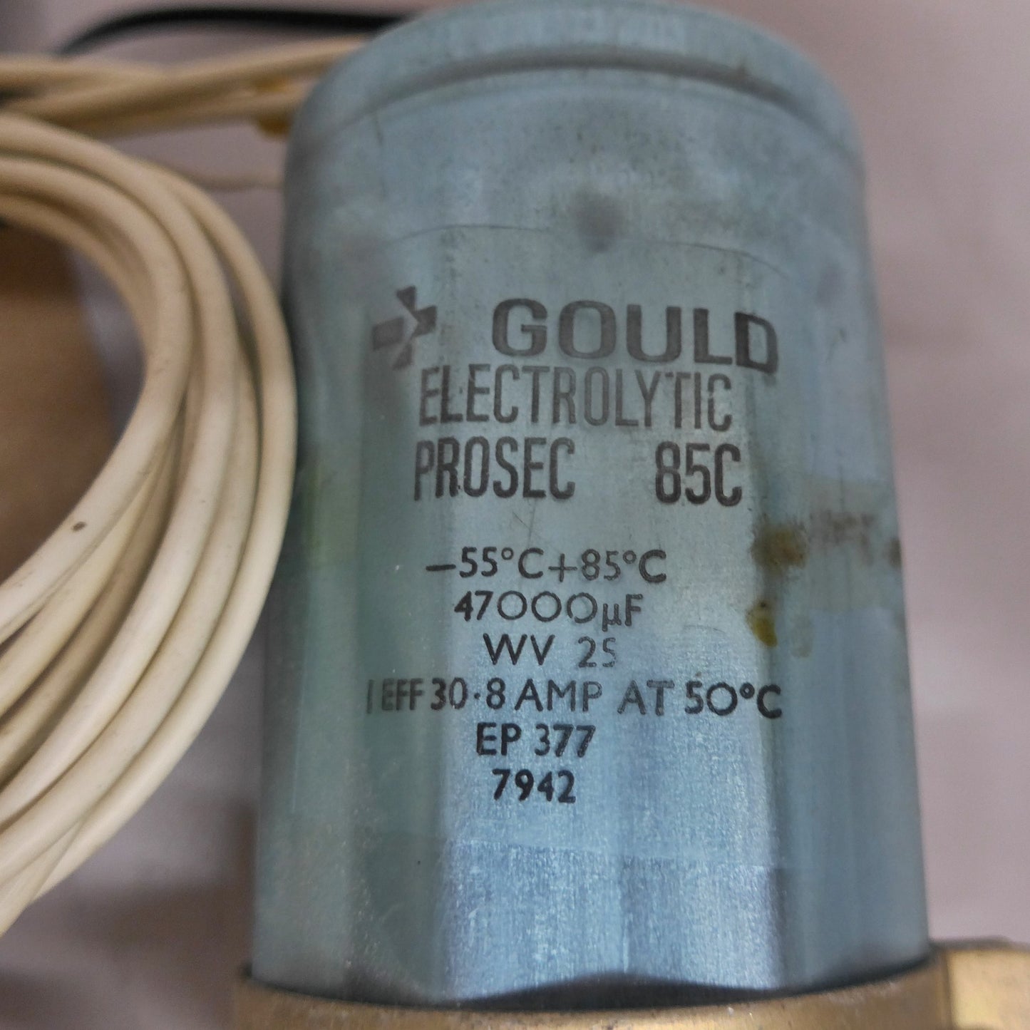 Gould Aluminium Capacitor Assy - 47000uf (A/R)