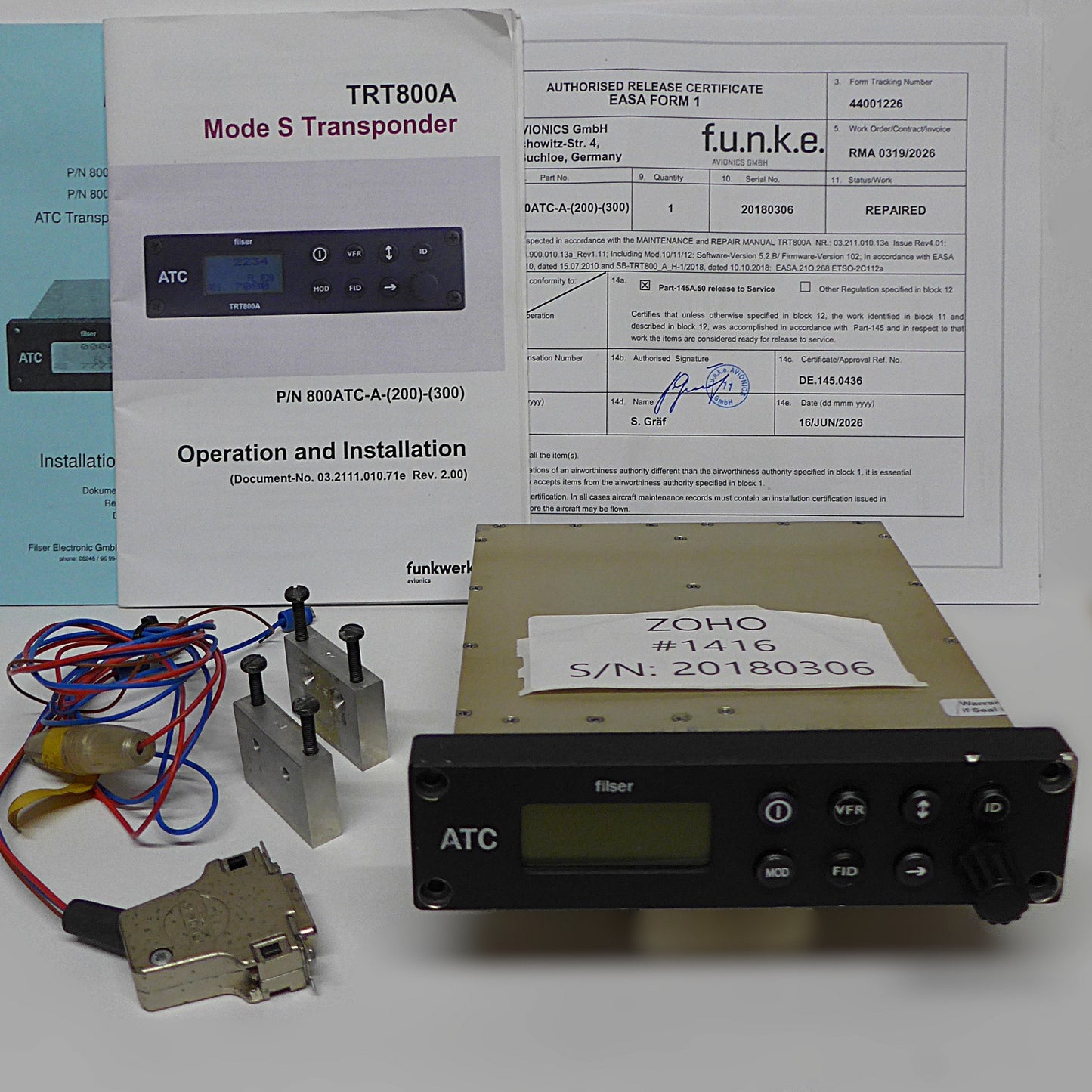 Funke TRT800A Mode S Transponder (A/R)