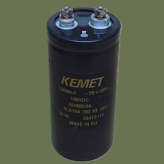 KEMET Aluminium Electrolytic Capacitor 20000uF 100VDC (A/R)