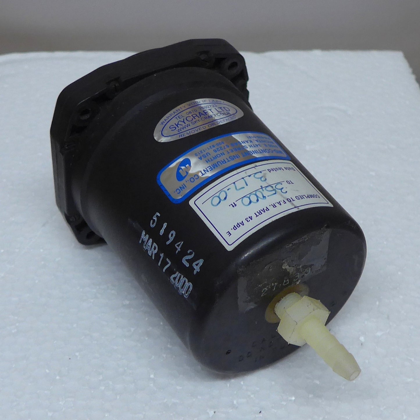 Altimeter 20Kft/Mb - 80mm (A/R)