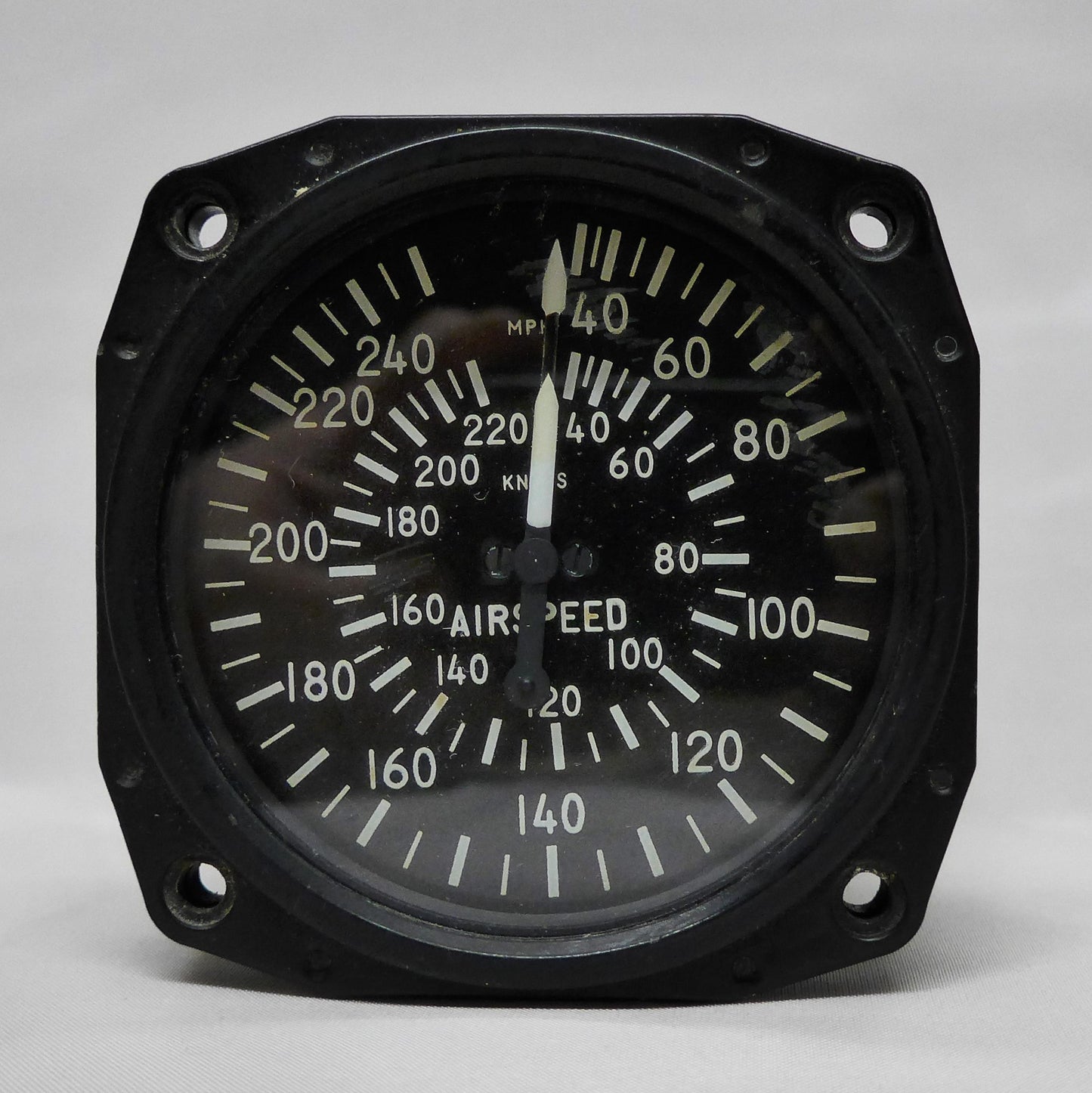 Dual Dial Airspeed Indicator 30-250 mph/30-220 Knots (A/R)