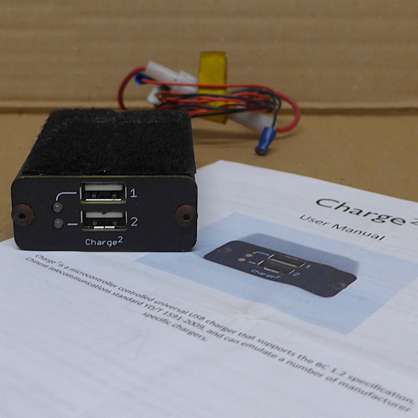 Harkwood 2-Port USB Charger P/N: 20C20A (A/R)
