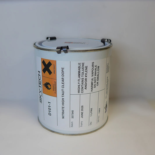 Nitrate High Taut Clear Dope (1Lt = 1.06 US Quart)